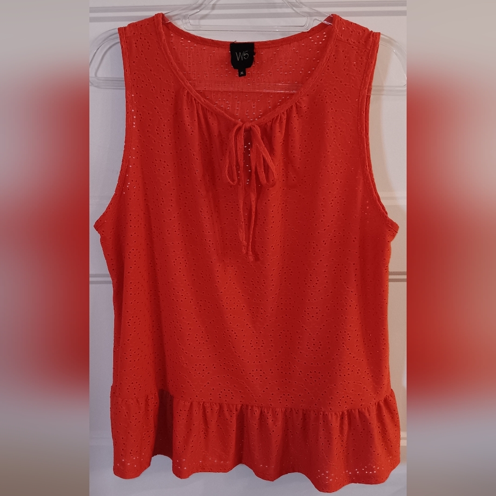 W5 Eyelet Embroidery Tank